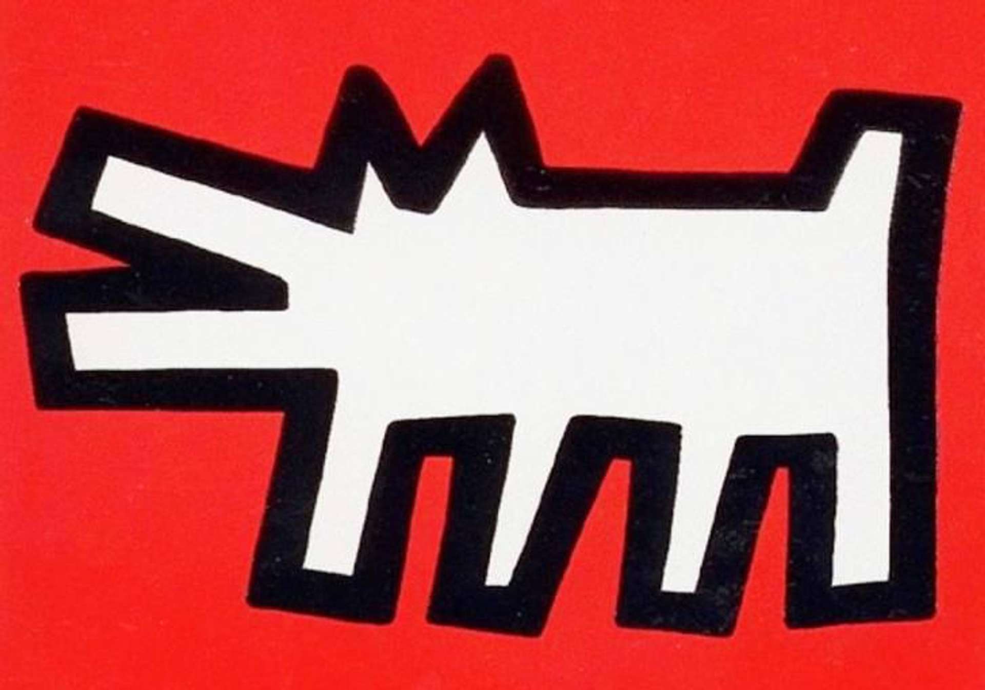 Red Dog by Keith Haring