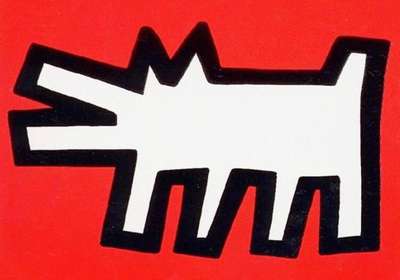 Barking Dog - Signed Print by Keith Haring 1990 - MyArtBroker