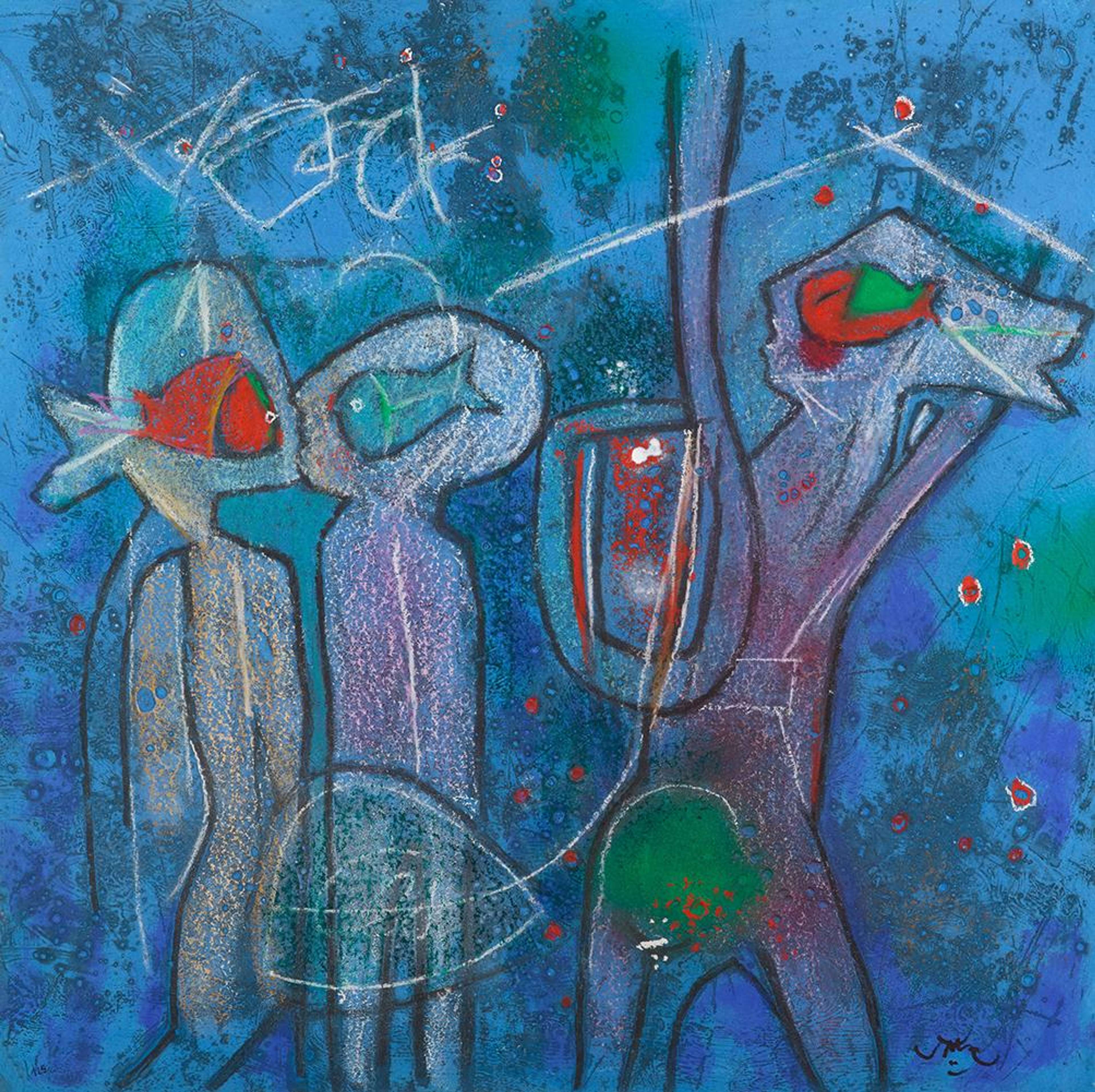 L'Oeuf Du Verbe Voir - Signed Print by Roberto Matta 1995 - MyArtBroker