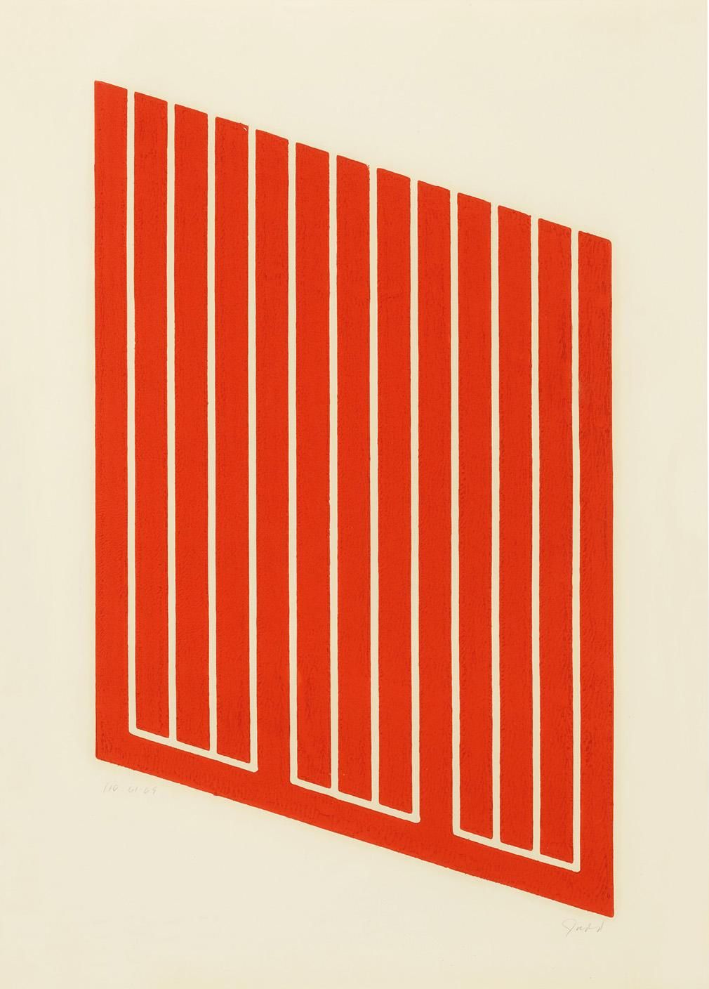 Donald Judd Untitled (S. 59) (Signed Print) 1969 | For Sale