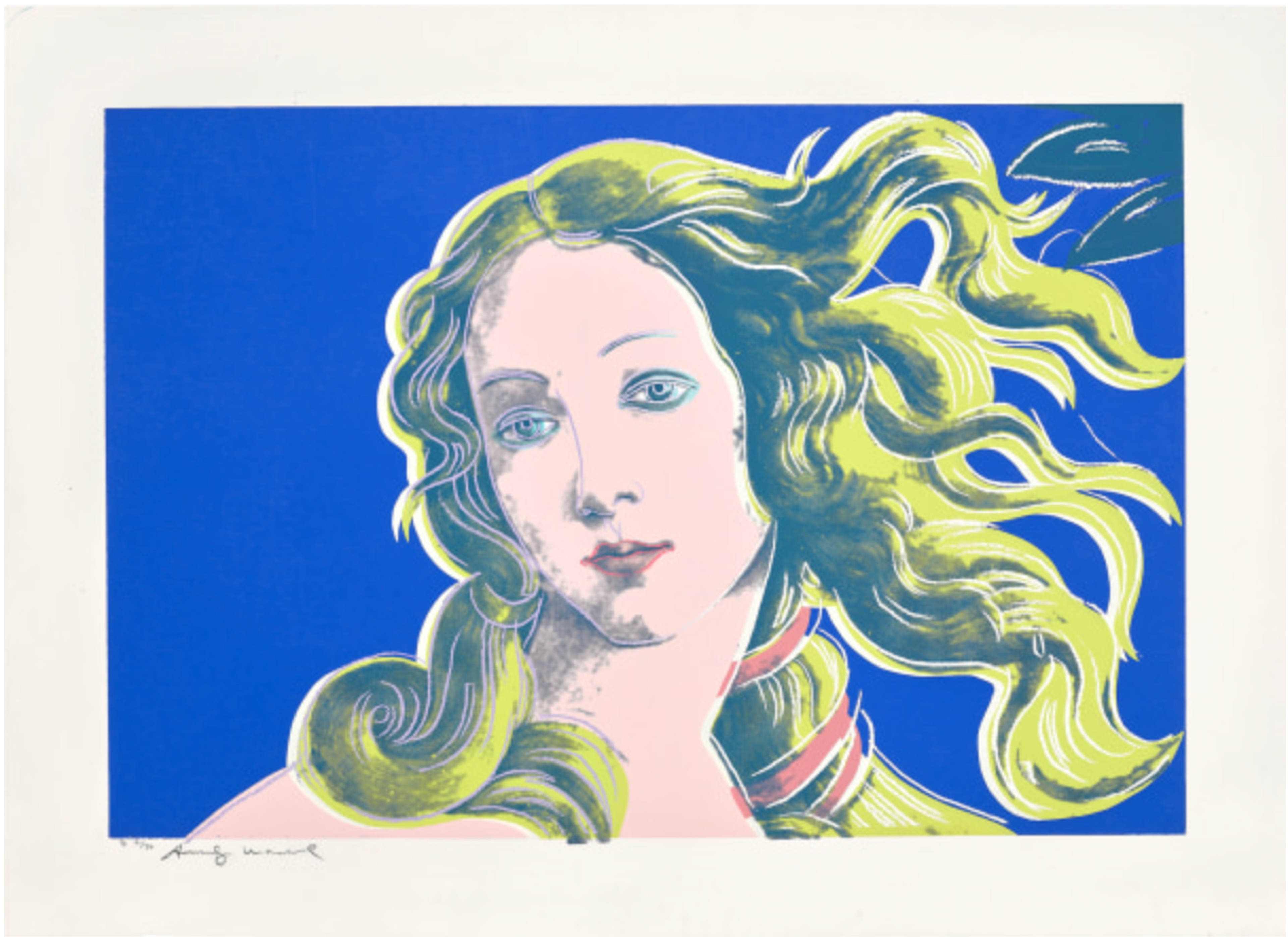 Details of Renaissance Paintings (Sandro Botticelli, Birth of Venus, 1482) by Andy Warhol - MyArtBroker 