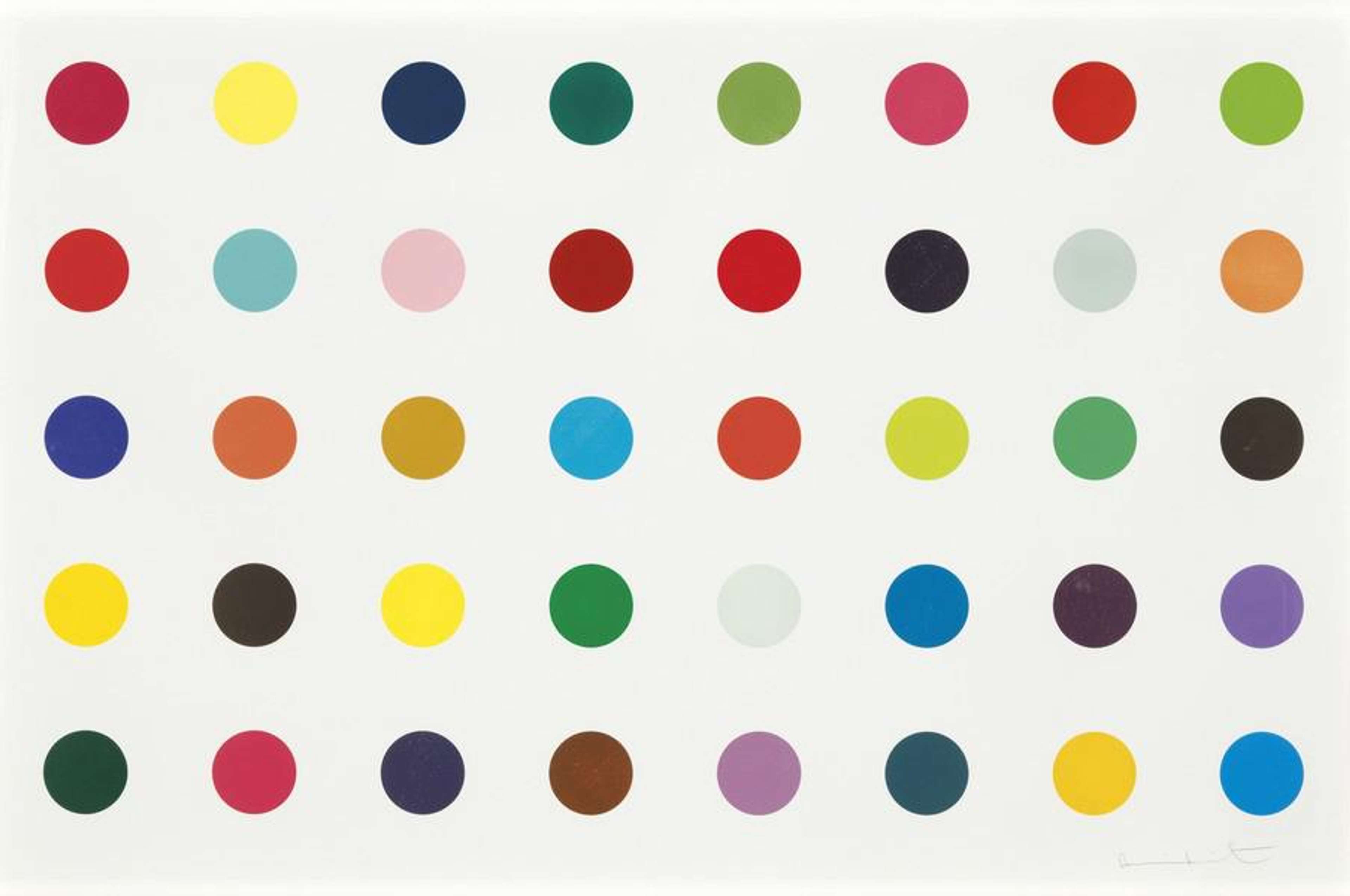 Methyl Phenylsulfoxide - Signed Print by Damien Hirst 2010 - MyArtBroker