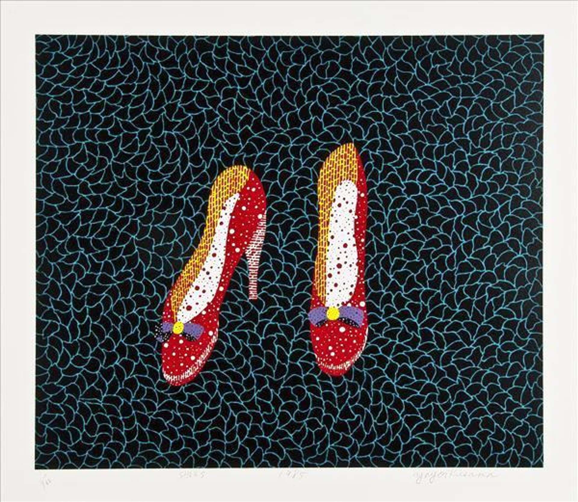 Shoes - Signed Print by Yayoi Kusama 1985 - MyArtBroker
