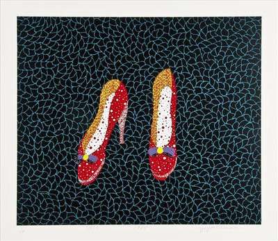 Yayoi Kusama: Shoes - Signed Print