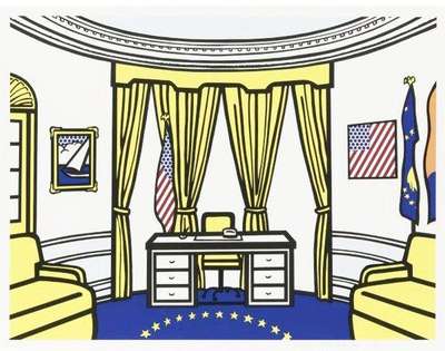 Roy Lichtenstein: The Oval Office - Signed Print