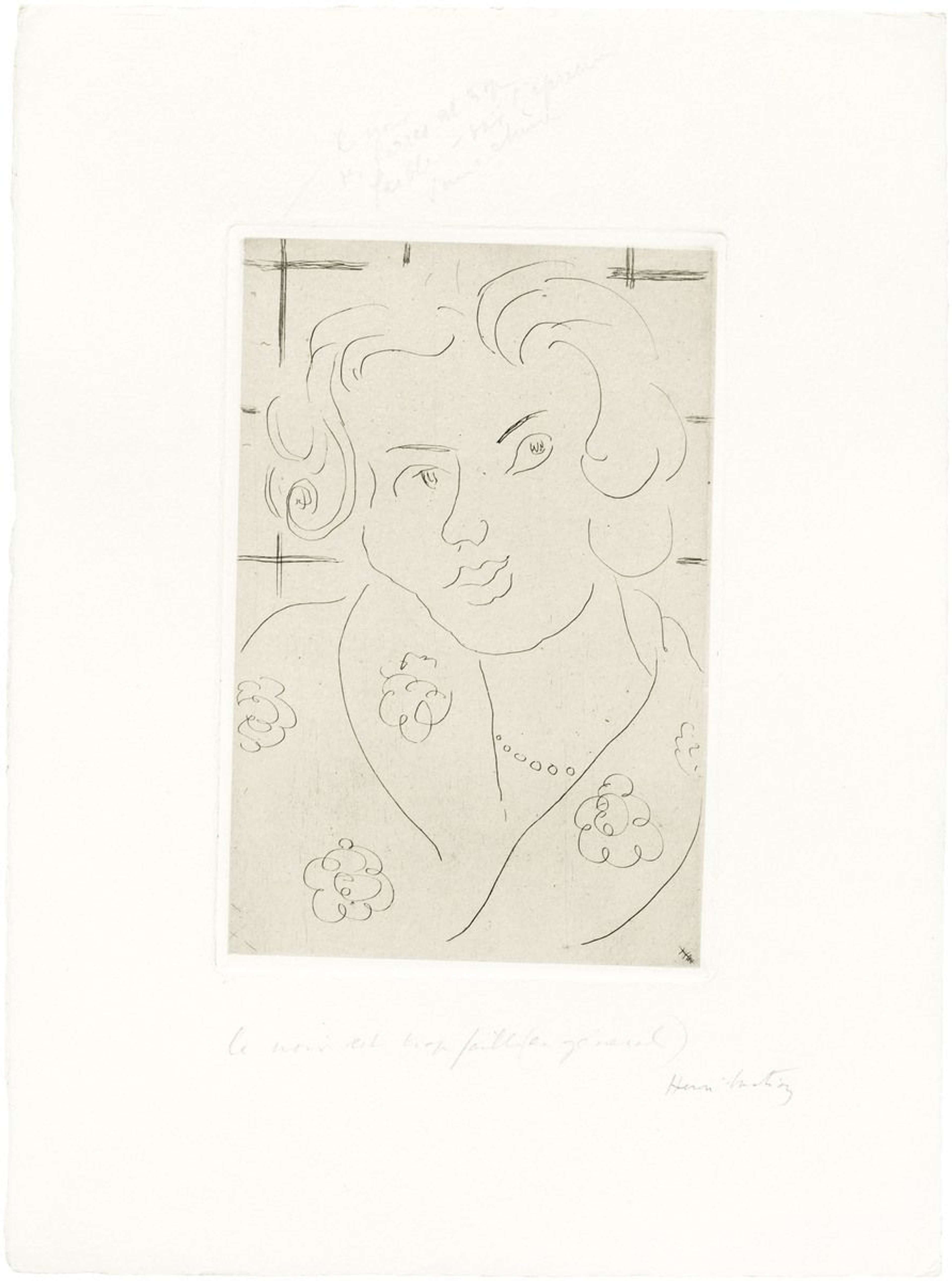 Buste, Robe Fleurie - undefined by Henri Matisse 1929 - MyArtBroker