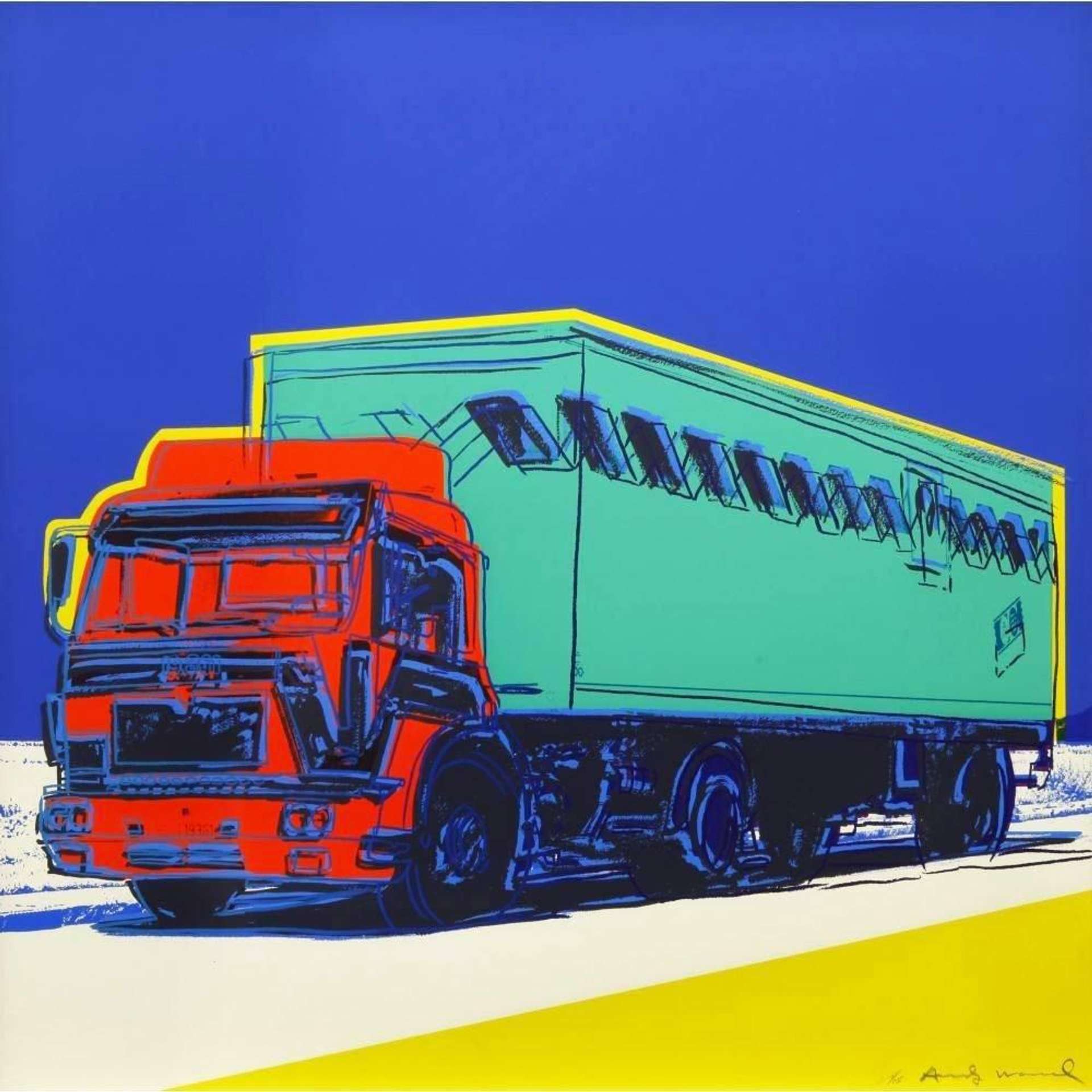 Truck (F. & S. II.368) - Signed Print by Andy Warhol 1985 - MyArtBroker