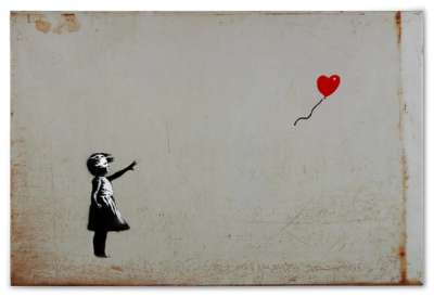 Girl With Balloon (metal) - Mixed Media by Banksy undefined - MyArtBroker