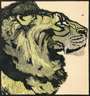 Ludwig Heinrich Jungnickel: Lion Head - Signed Print