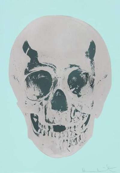 Damien Hirst: Till Death Do Us Part (heavenly peppermint green, silver gloss, racing green) - Signed Print