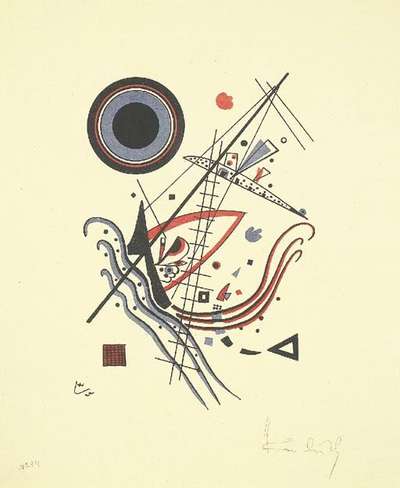 Lithographie Blau - Signed Print by Wassily Kandinsky 1922 - MyArtBroker