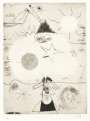 Joan Miró: Femme Et Volcan - Signed Print