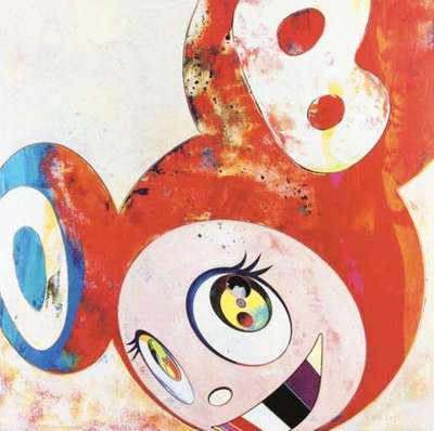 And Then And Then And Then And Then And Then (red) - Signed Print by Takashi Murakami 1996 - MyArtBroker