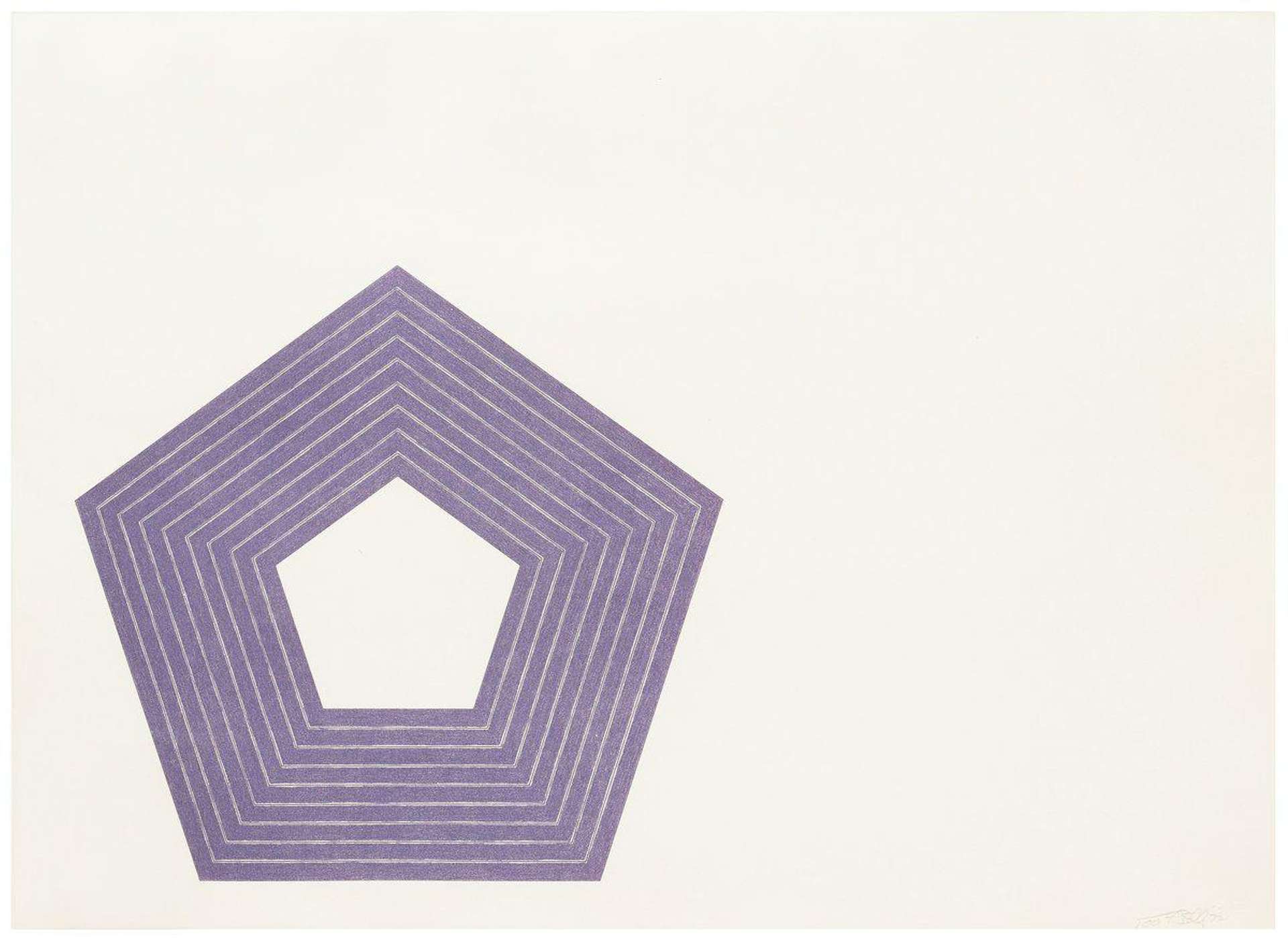 Charlotte Tokayer - Signed Print by Frank Stella 1972 - MyArtBroker