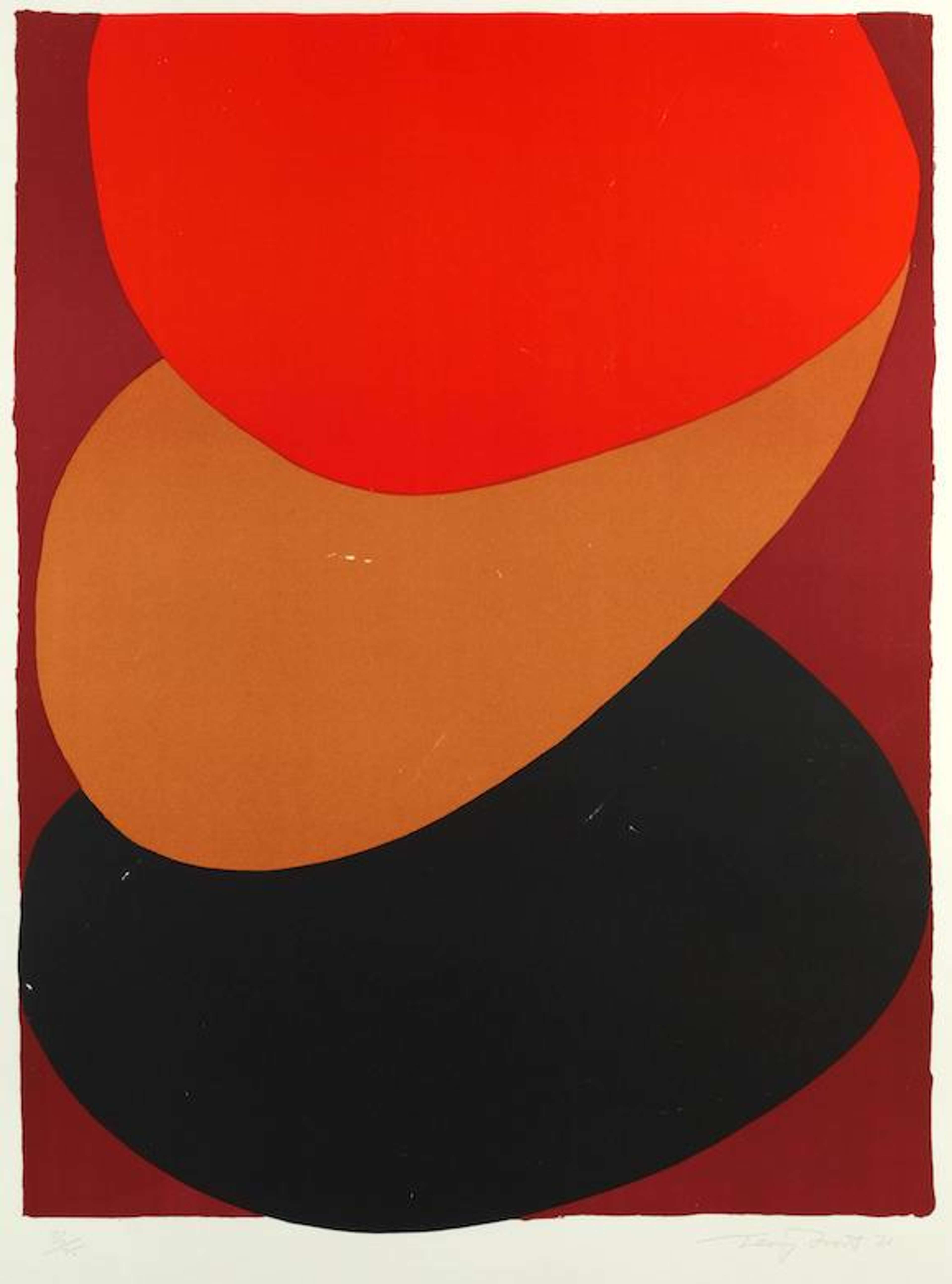 Orange Dusk - Signed Print by Sir Terry Frost 1970 - MyArtBroker