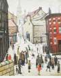 L S Lowry: Berwick Upon Tweed - Signed Print