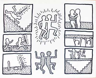 Keith Haring: The Blueprint Drawings 6 - Signed Print