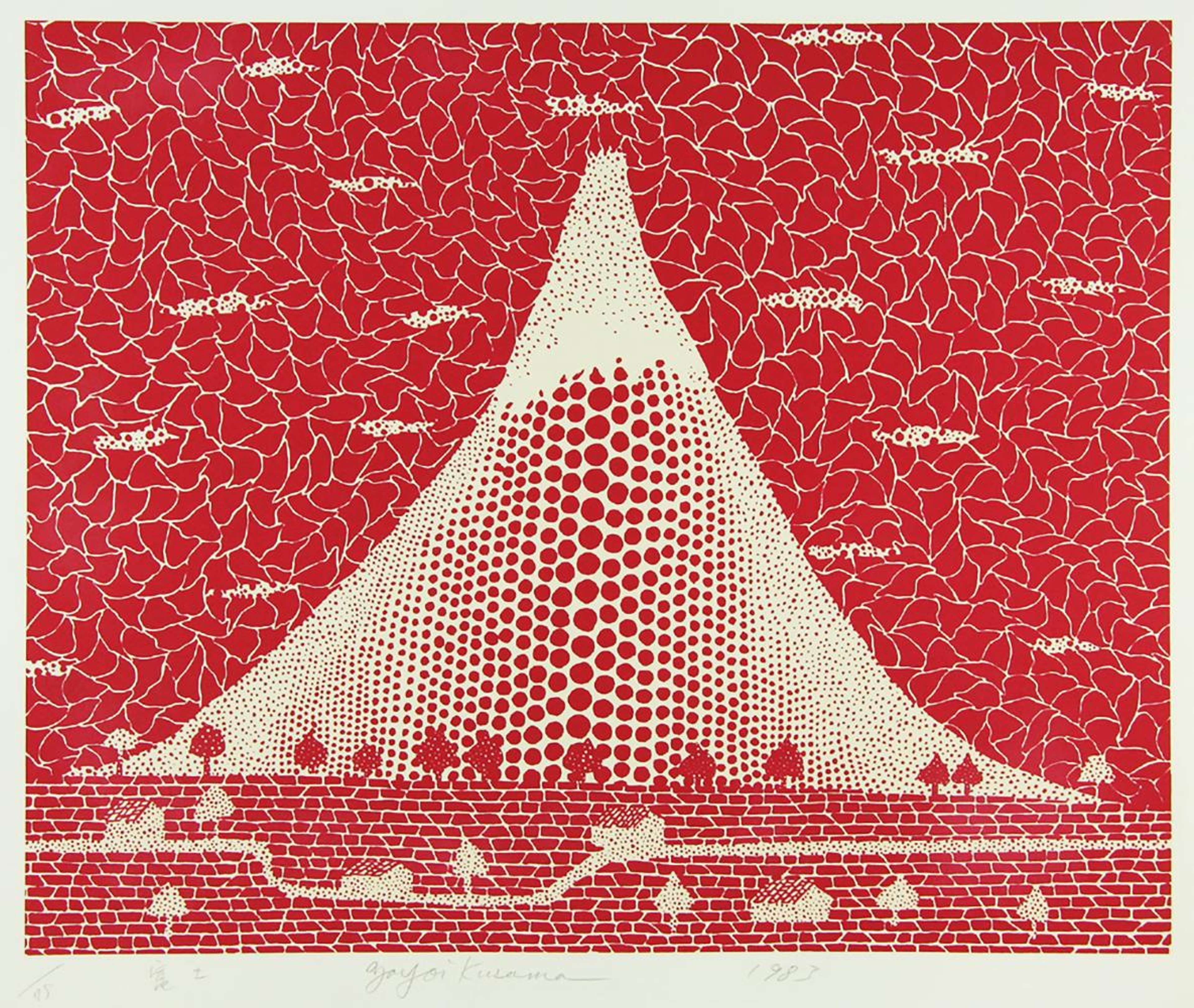 Mt. Fuji - Signed Print by Yayoi Kusama 1983 - MyArtBroker