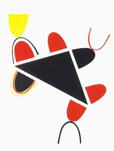 Yellow, Red and Black for Lorca - Signed Print by Sir Terry Frost 1987 - MyArtBroker