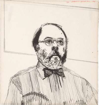Henry In His Office - Signed Print by David Hockney 1976 - MyArtBroker