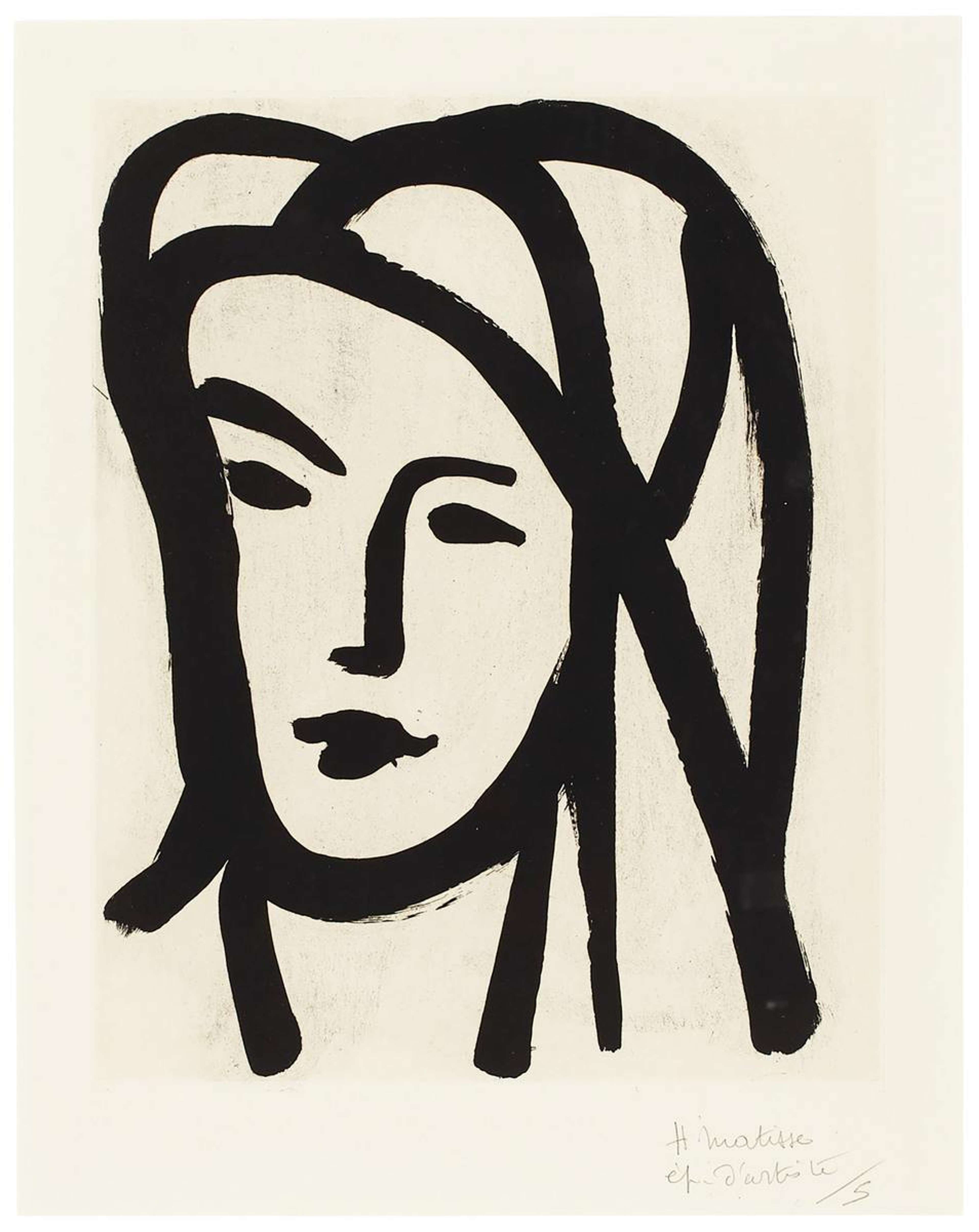 Bédouine Au Grand Voile - undefined by Henri Matisse 1947 - MyArtBroker