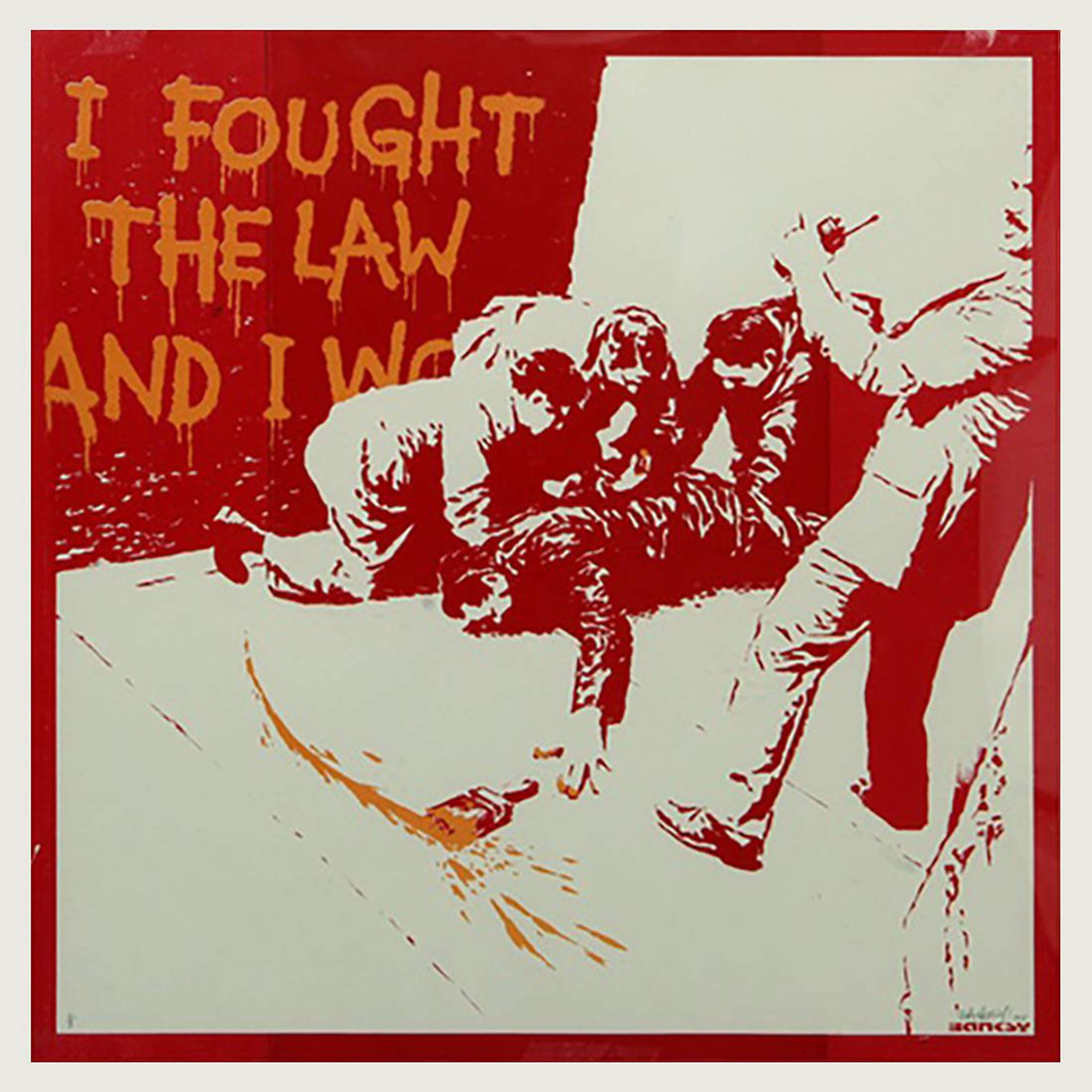 I Fought The Law (AP orange) - Signed Print
