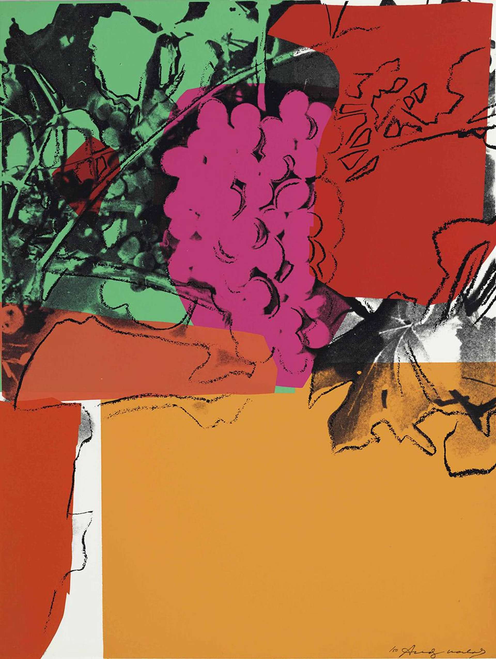 Grapes (F. & S. II.190) - Signed Print by Andy Warhol 1979 - MyArtBroker