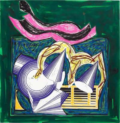 One Small Goat Papa Bought For Two Zuzim - Signed Print by Frank Stella 1984 - MyArtBroker