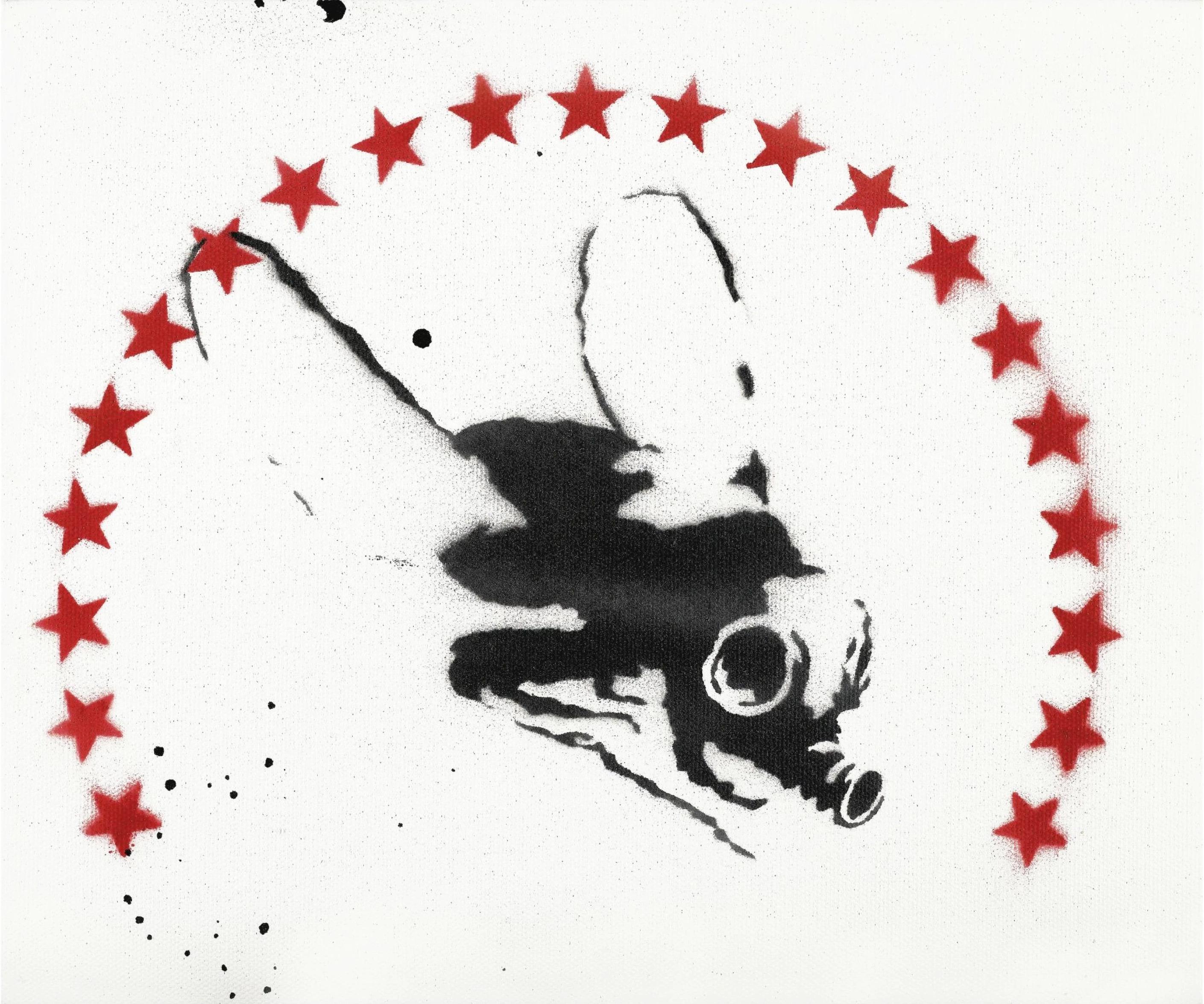 Banksy Mosquito (Mixed Media) 2003