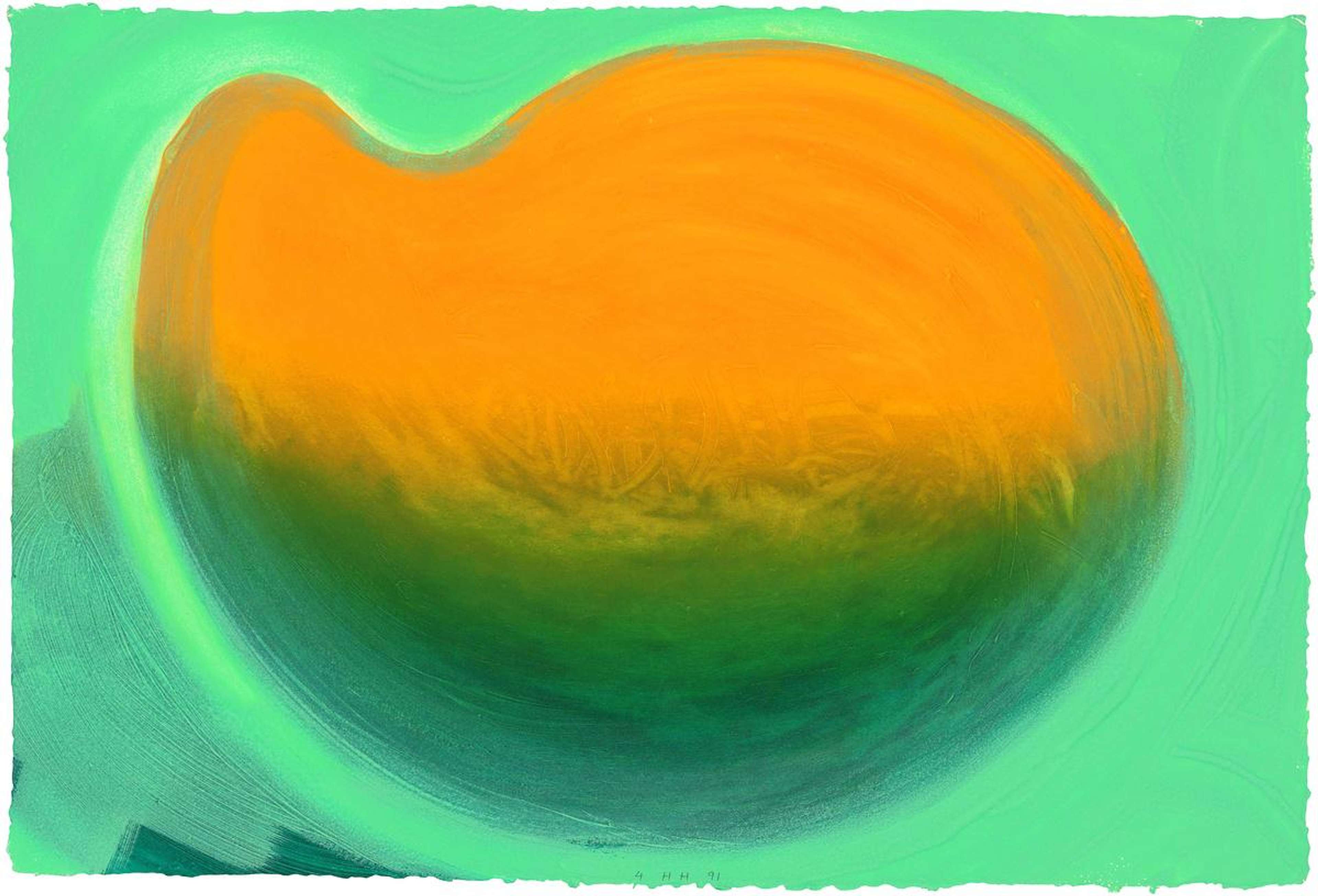 Mango - Signed Print by Howard Hodgkin 1990 - MyArtBroker