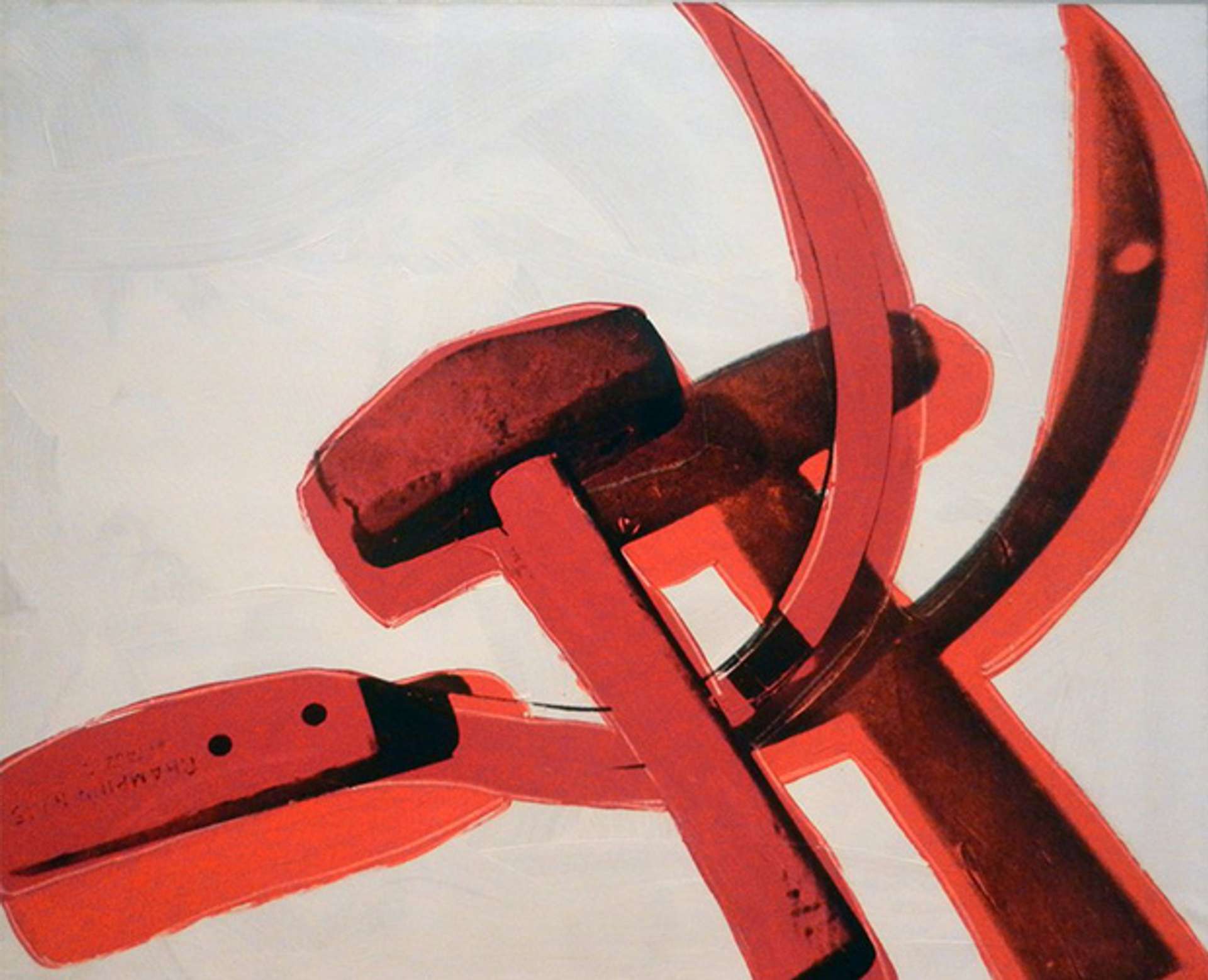 Image © Phaidon / Hammer And Sickle by Andy Warhol - MyArtBroker