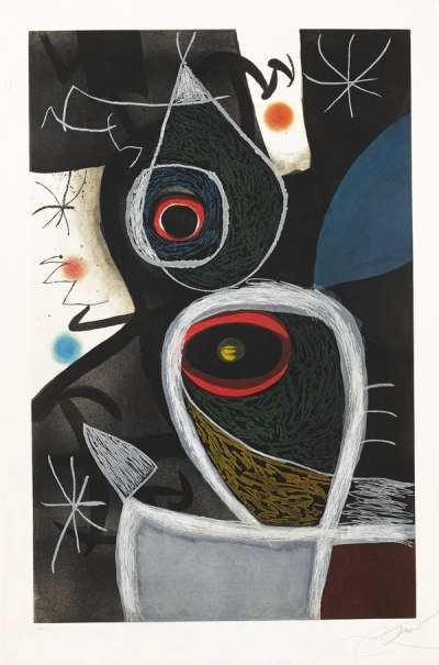 Le Somnambule - Signed Print by Joan Miró 1974 - MyArtBroker