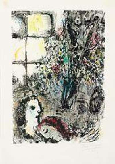 Marc Chagall: Le Soir D’Été, Paris - Signed Print