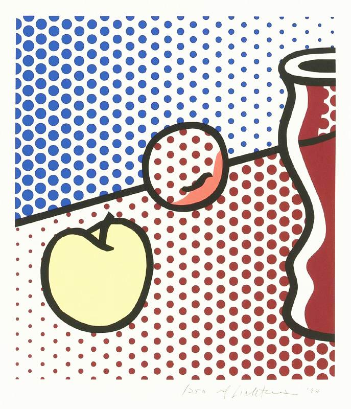 Roy Lichtenstein Still Life With Red Jar (Signed Print) 1994