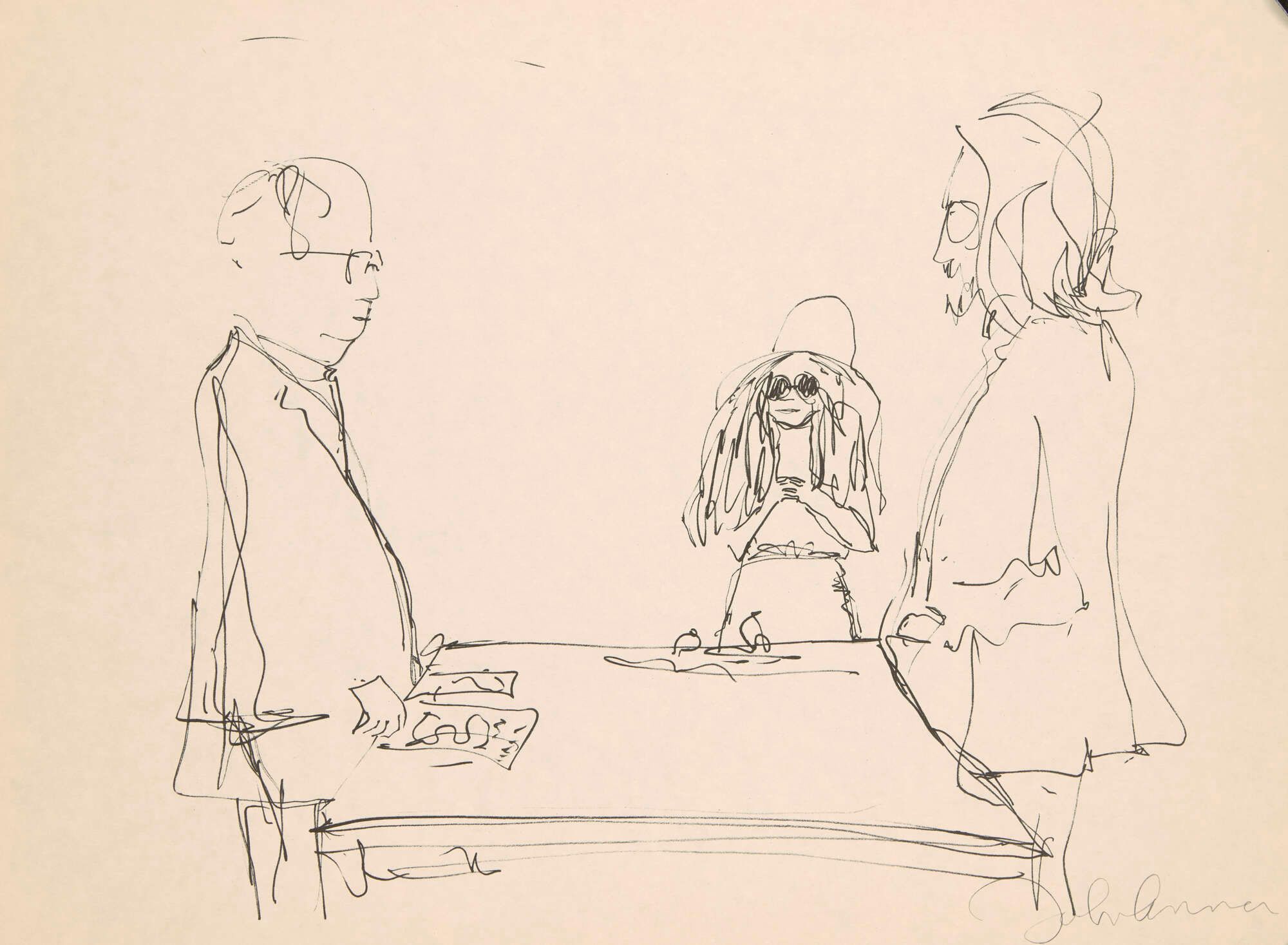 John Lennon Eiffel Tower (Bag One) (Signed Print) 1988 | MyArtBroker