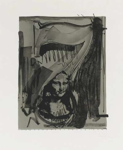 Figure 7 (Black Numeral) - Signed Print by Jasper Johns 1968 - MyArtBroker