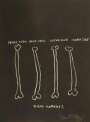 Jean-Michel Basquiat: Anatomy, Right Humerus - Signed Print