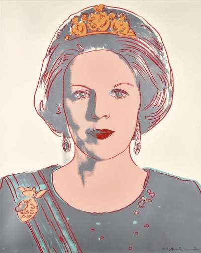 Queen Beatrix Of The Netherlands Royal Edition (F. & S. II.339A) - Signed Print by Andy Warhol 1985 - MyArtBroker