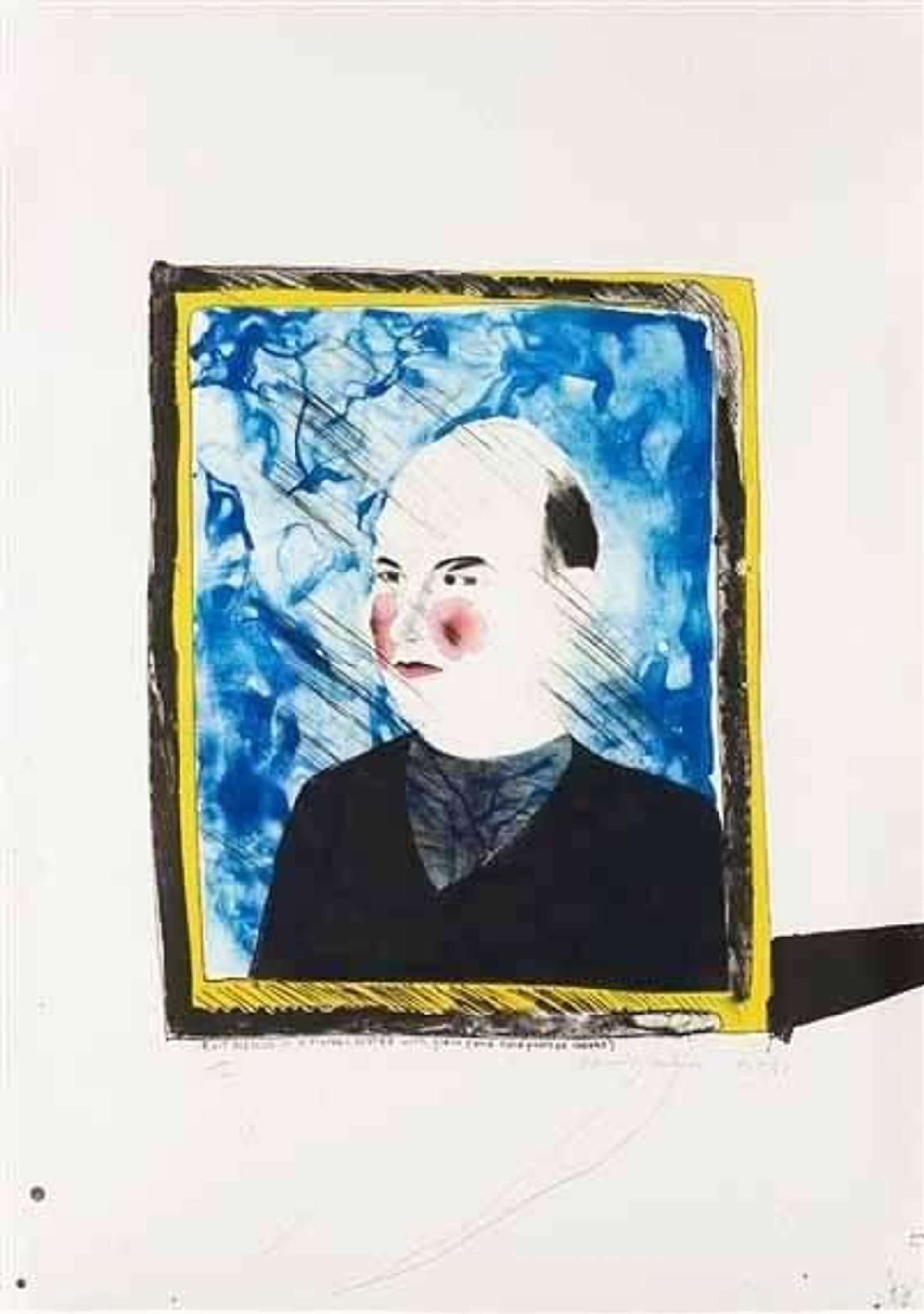Portrait Of Rolf Nelson - Signed Print by David Hockney 1965 - MyArtBroker