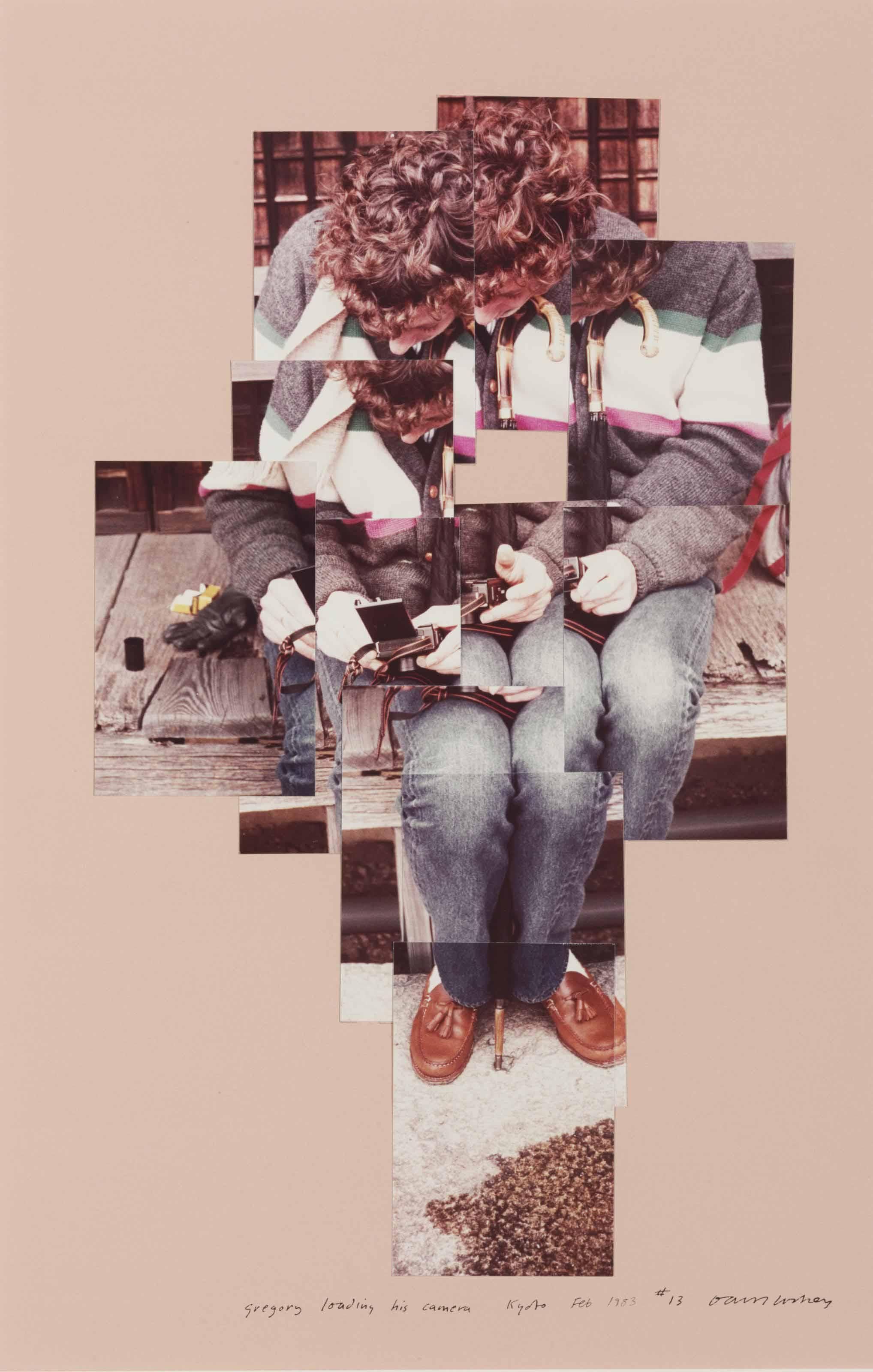 David Hockney Gregory Loading His Camera, Kyoto, Feb. 1983
