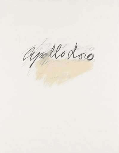 Apollodoro - Signed Print by Cy Twombly 1975 - MyArtBroker