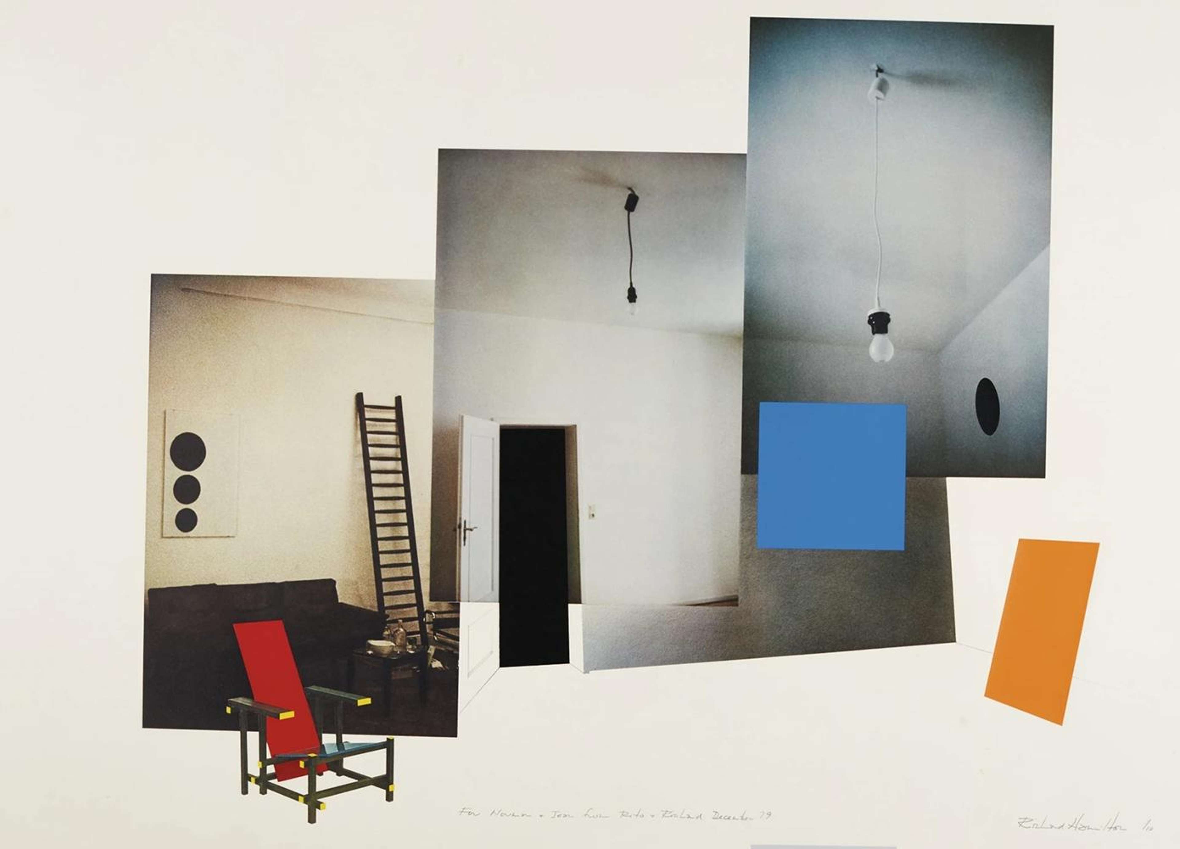 Interior With Monochromes - Signed Print by Richard Hamilton 1979 - MyArtBroker