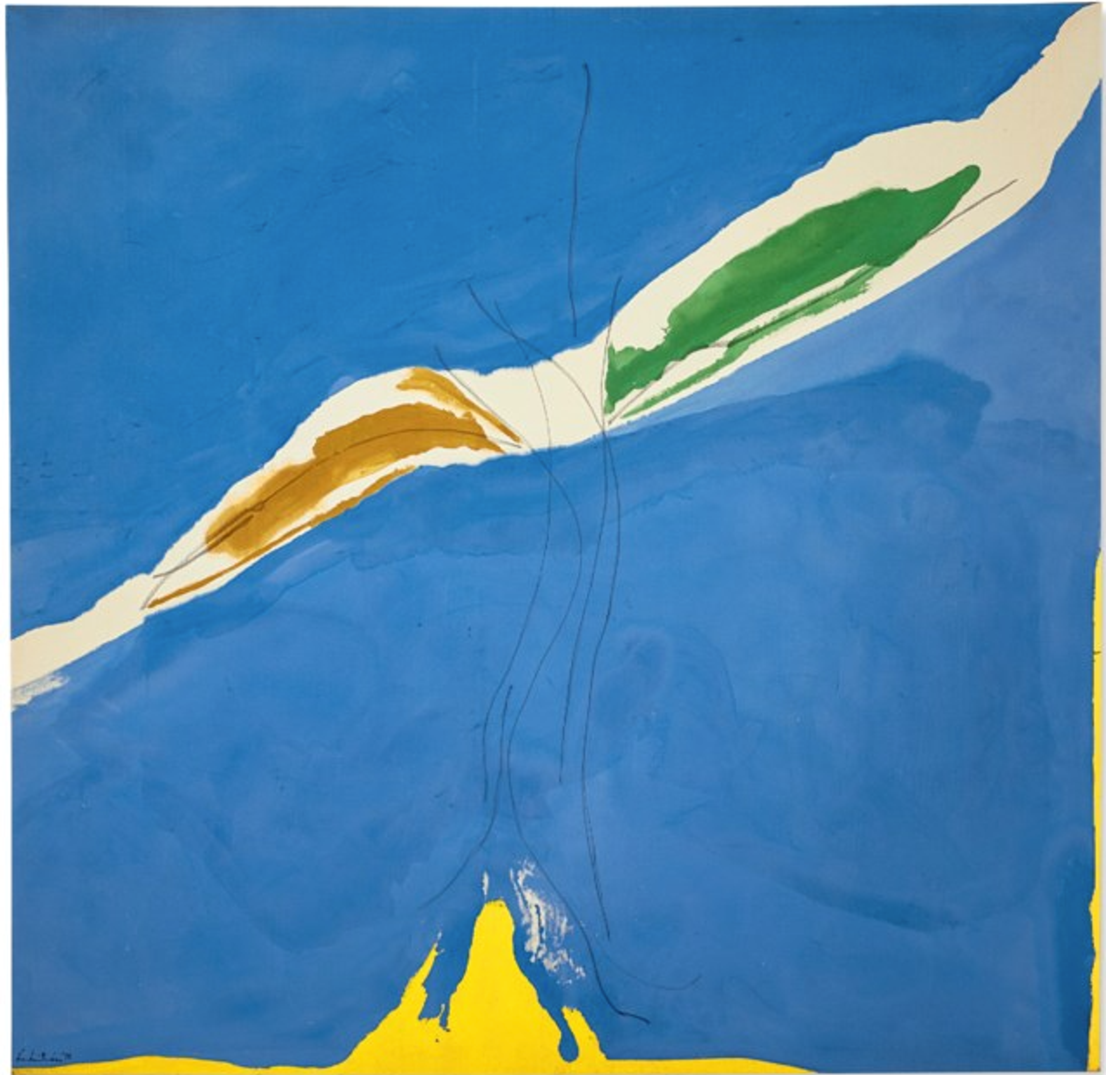 Genuine Blue by Helen Frankenthaler - Christie's 