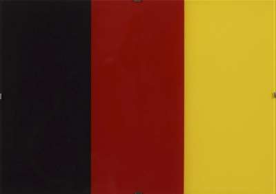 Schwarz Rot Gold II - Signed Mixed Media by Gerhard Richter 1998 - MyArtBroker