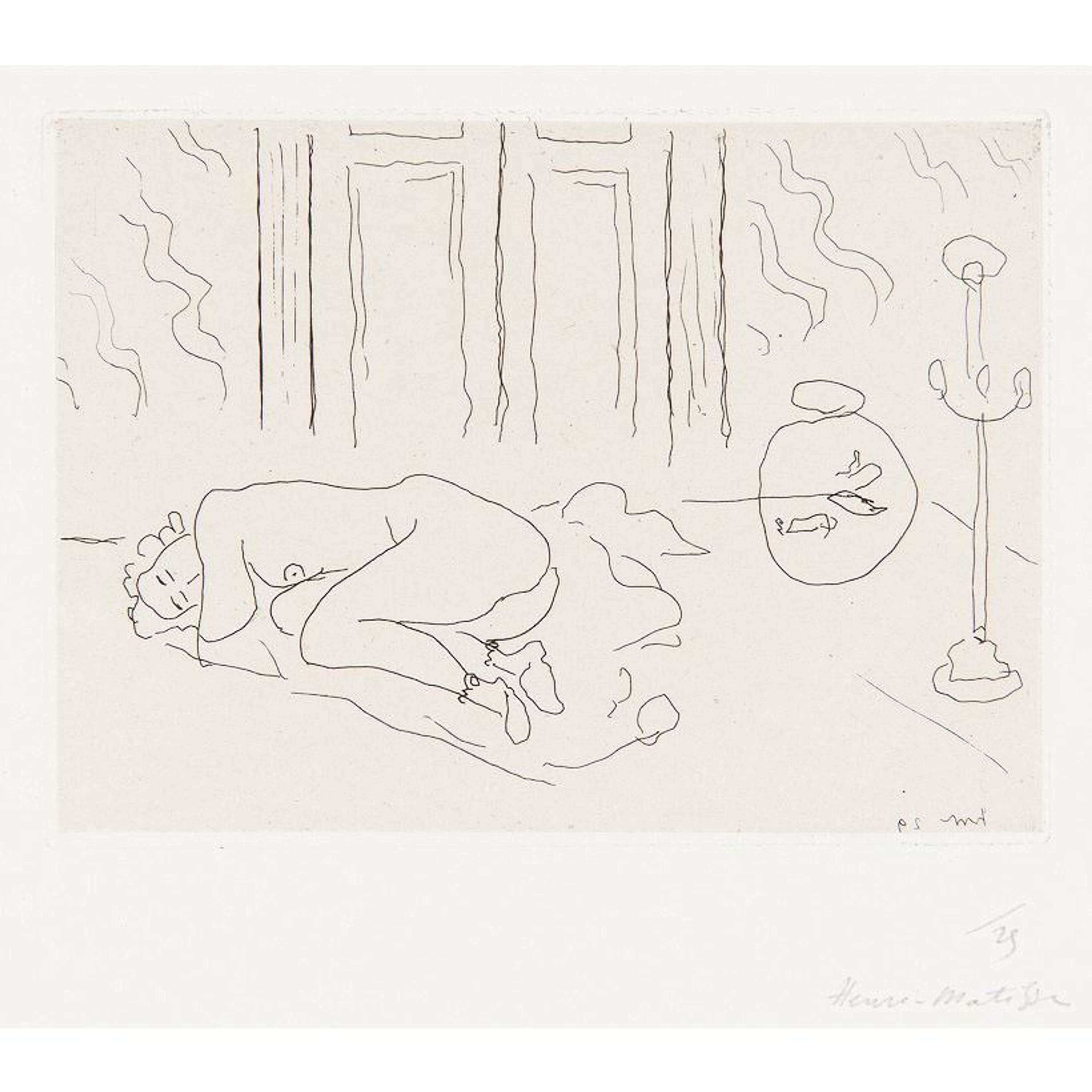 Figure Endormie Dans Un Intérieur - undefined by Henri Matisse 1929 - MyArtBroker