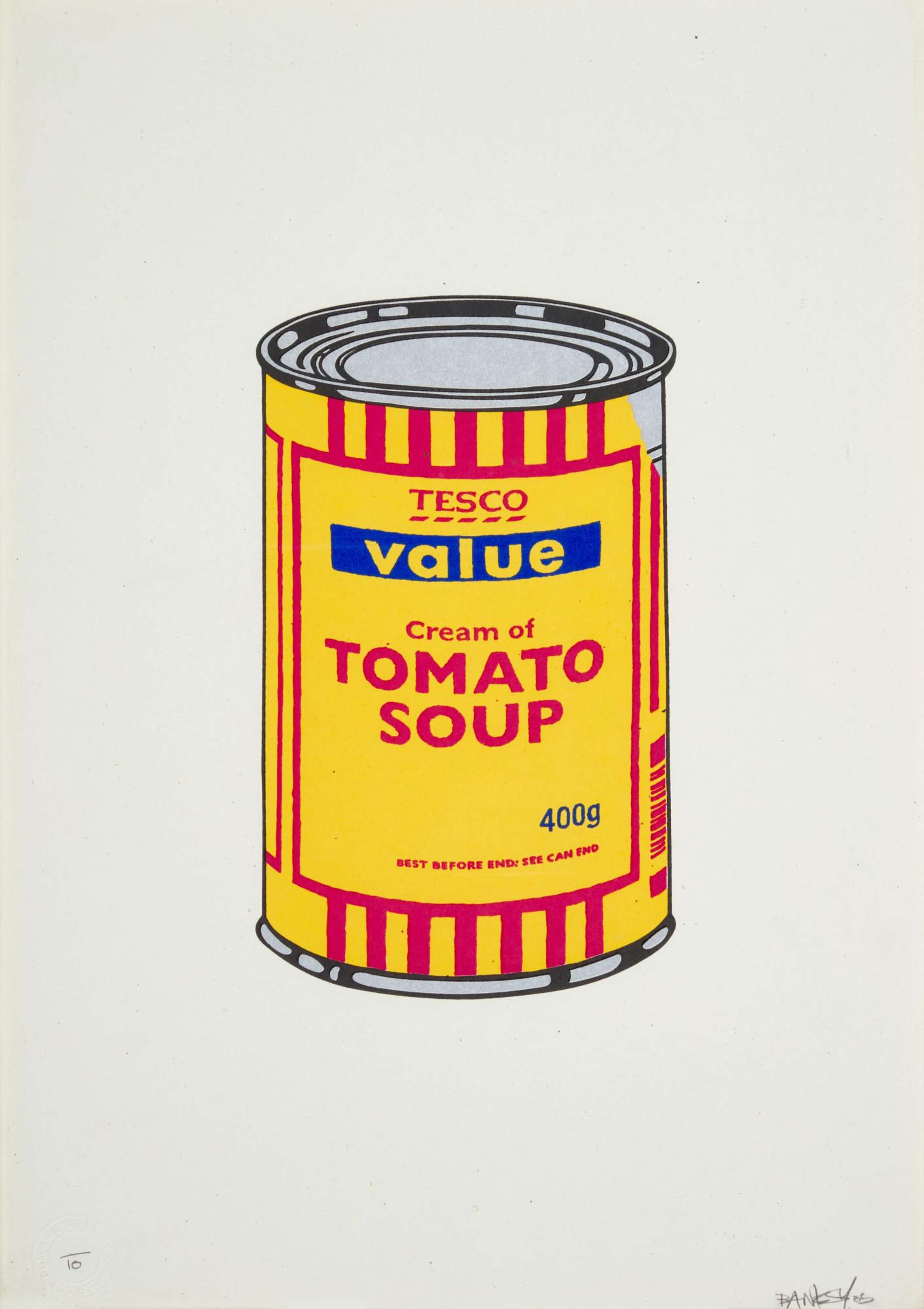 Soup Can (banana, cherry and blue) - Signed Print by Banksy 2005 - MyArtBroker