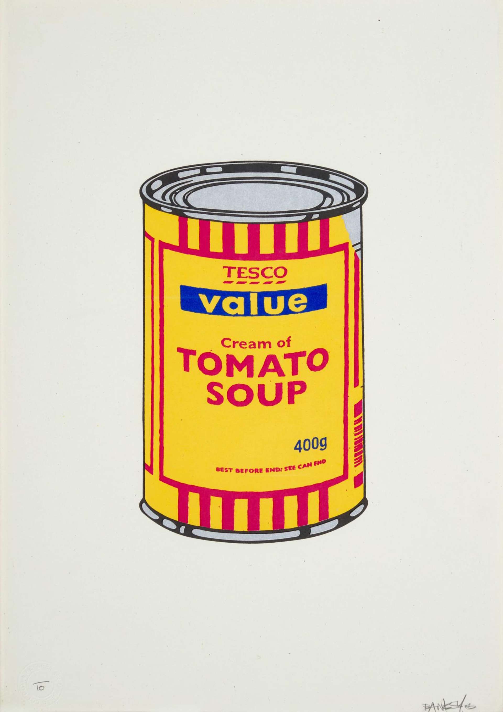 Soup Can (banana, cherry and blue) - Signed Print by Banksy 2005 - MyArtBroker