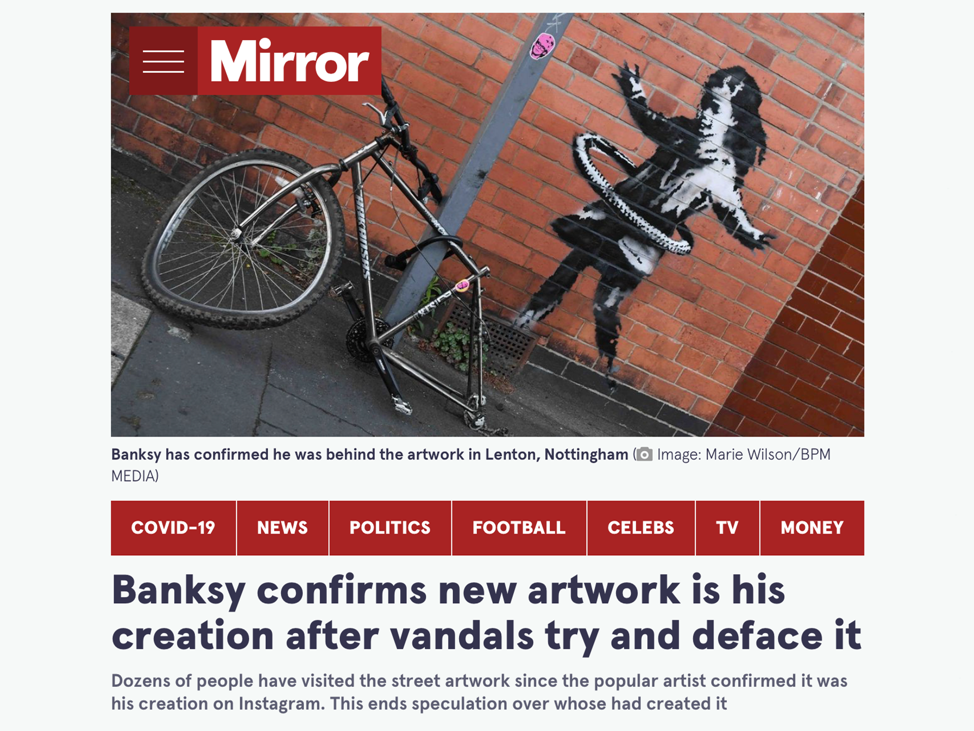 The Mirror - Banksy Hula - MyArtBroker