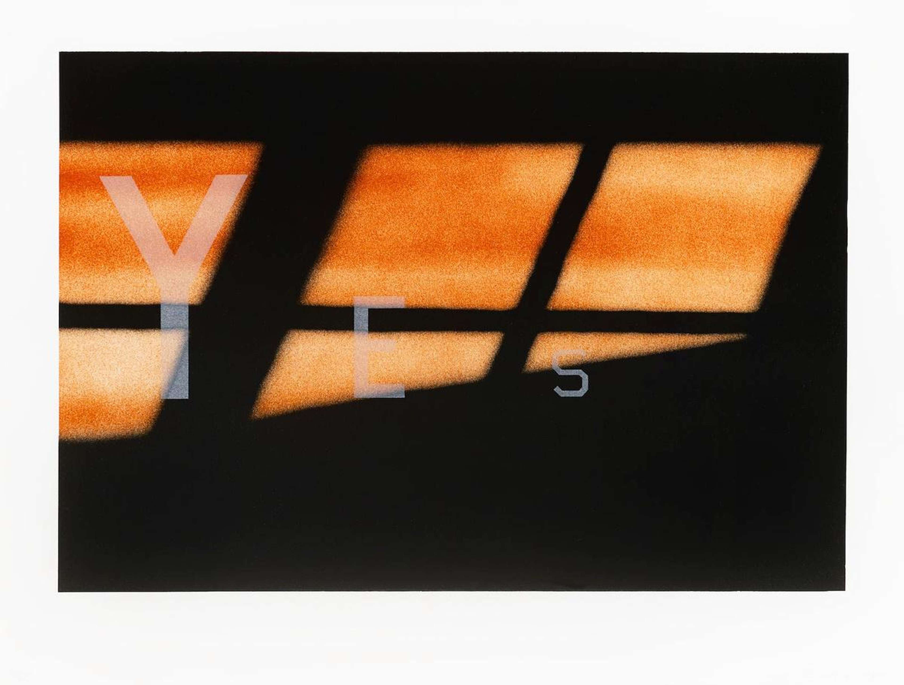 Yes - Signed Print by Ed Ruscha 1984 - MyArtBroker