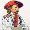 General Custer (F. & S. II.379) - Signed Print